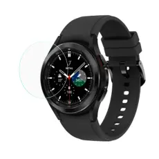Samsung Galaxy Watch 4 42mm - CALANS Sk&auml;rmskydd I H&auml;rdat Glas