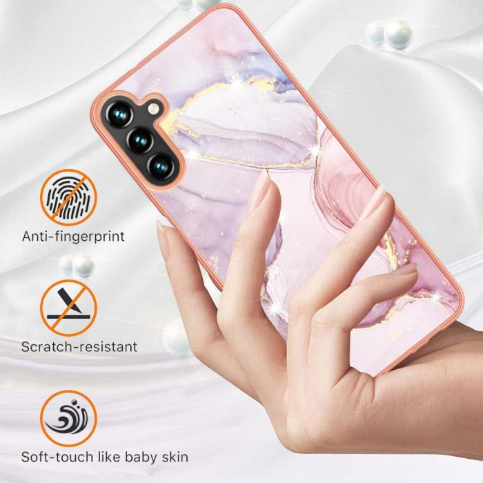 Bild 2, Samsung Galaxy A14 4G/5G Skal Marmor Roséguld
