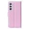 Samsung Galaxy A54 5G Fodral Litchi Läder Ljus Rosa