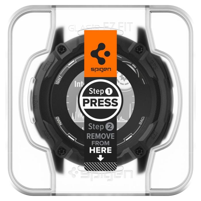 Bild 2, Spigen Garmin Instinct 2X Solar Skärmskydd GLAS.tR 