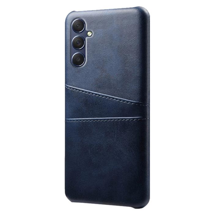 Bild 2, Samsung Galaxy A15 5G Skal Läderbelagt Med Kortfack Blå