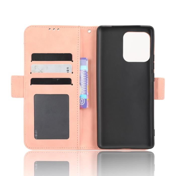 Bild 4, Motorola Edge 40 Pro 5G Fodral Med Avtagbart Kortfodral Rosa