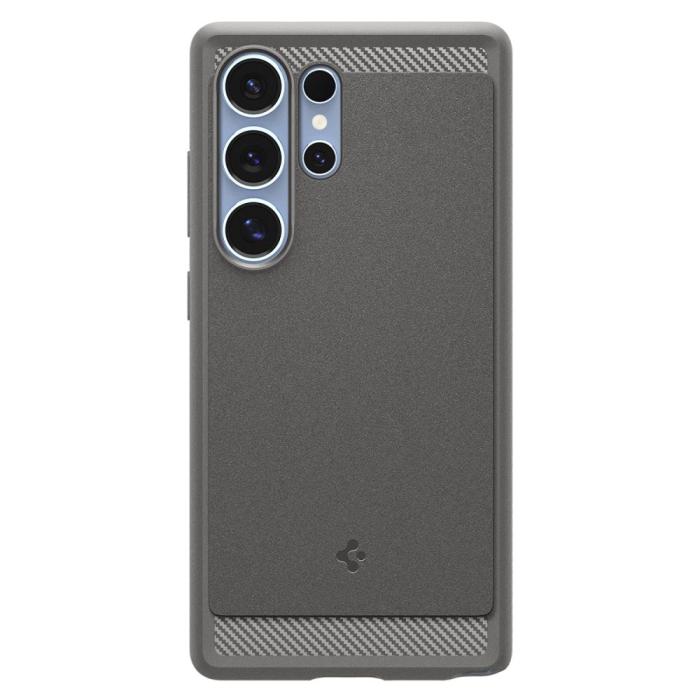 Bild 2, Spigen Galaxy S25 Ultra Skal MagSafe Rugged Armor Marble Grey