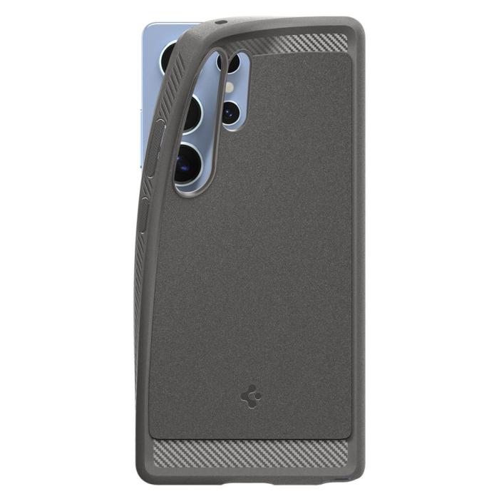 Bild 3, Spigen Galaxy S25 Ultra Skal MagSafe Rugged Armor Marble Grey