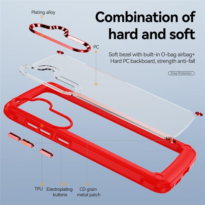 Bild 4, Samsung Galaxy S26 Skal Shockproof Hybrid Röd