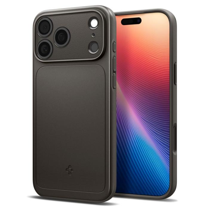 Bild 2, Spigen iPhone 17 Pro Skal MagSafe Thin Fit Gunmetal