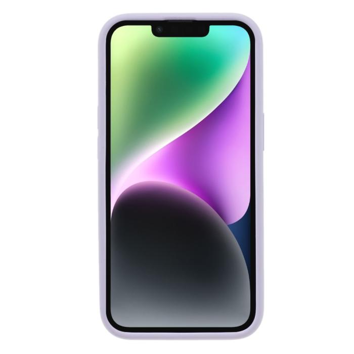 Bild 2, iPhone 15 Plus Skal Liquid Silikon Ljus Lila
