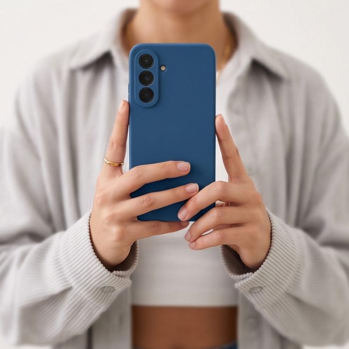 Bild 6, Tech-Protect Samsung Galaxy A17 Skal Icon Navy Blue