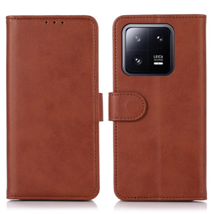 Bild 1, Xiaomi 13 Pro 5G Fodral Läder Brun