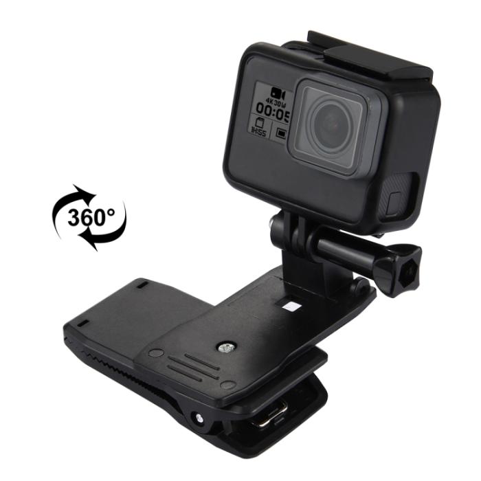 Bild 6, 360° Justerbar Klämma Quick Release Fäste Svart