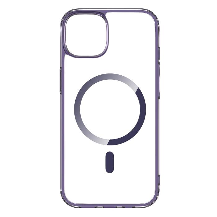 Bild 3, ColorPop iPhone 13 Skal CH MagSafe Transparent/Lila