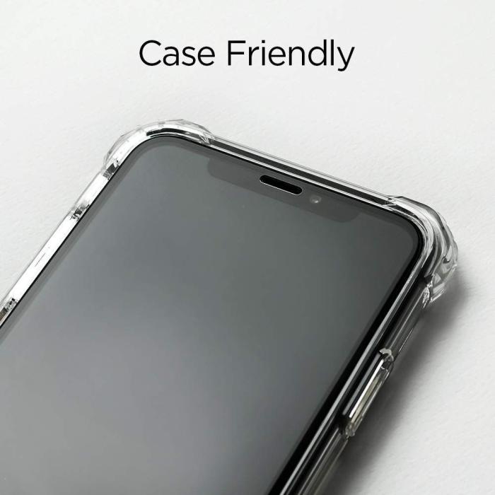 Bild 2, Spigen iPhone 11 Pro / X/Xs Skärmskydd Glass FC Härdat Glas