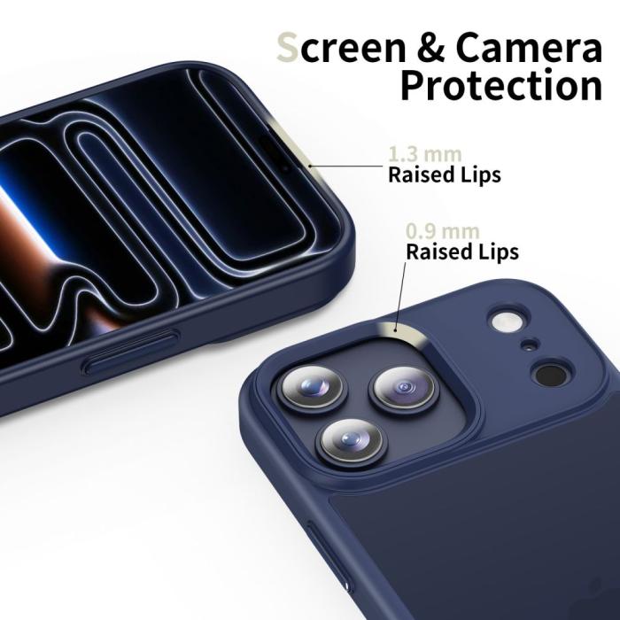 Bild 5, Tech-Protect iPhone 17 Pro Max Skal MagMat Matte Deep Blue