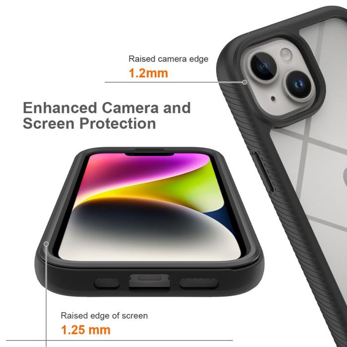 Bild 3, iPhone 15 Plus Skal 360 Hybrid Defense Svart