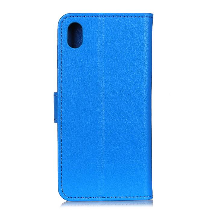 Bild 3, Xiaomi Redmi 9A - Litchi Fodral - Blå