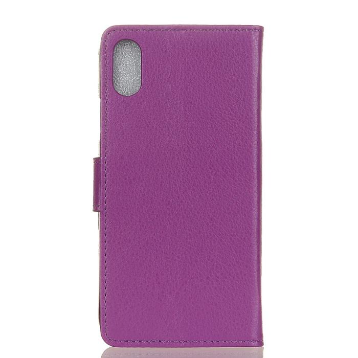 Bild 3, Xiaomi Redmi 9A - Litchi Fodral - Lila