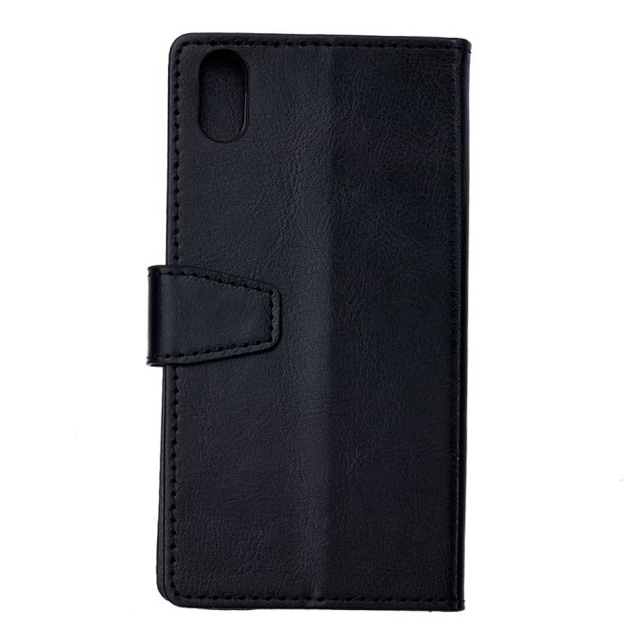 Bild 2, Xiaomi Redmi 9A - Crazy Horse Fodral - Svart