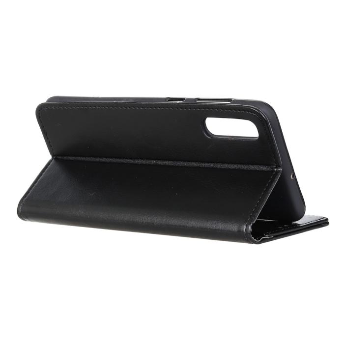 Bild 4, Xiaomi Redmi 9A - Crazy Horse Fodral - Svart