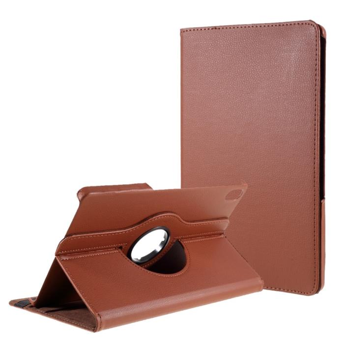 Bild 1, Lenovo Tab P11 / P11 Plus - 360° Rotation Fodral - Brun