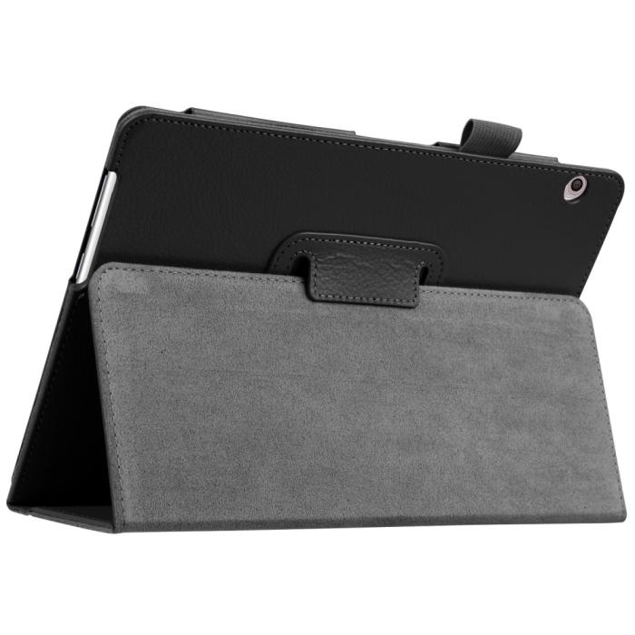 Bild 4, Huawei MediaPad T3 10 - Litchi läderfodral - Svart