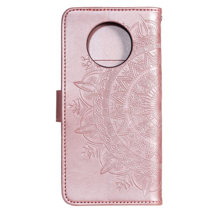Bild 3, OnePlus 7T - Mandala Plånboksfodral - Roséguld