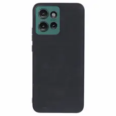Motorola Edge 50 Neo Skal Retro Läder Svart