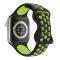 Sportarmband Dual-Color Apple Watch 42/44/45/49 mm (S/M) Svart/Gul