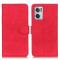 KHAZNEH OnePlus Nord CE 2 5G Fodral Retro Läder Röd