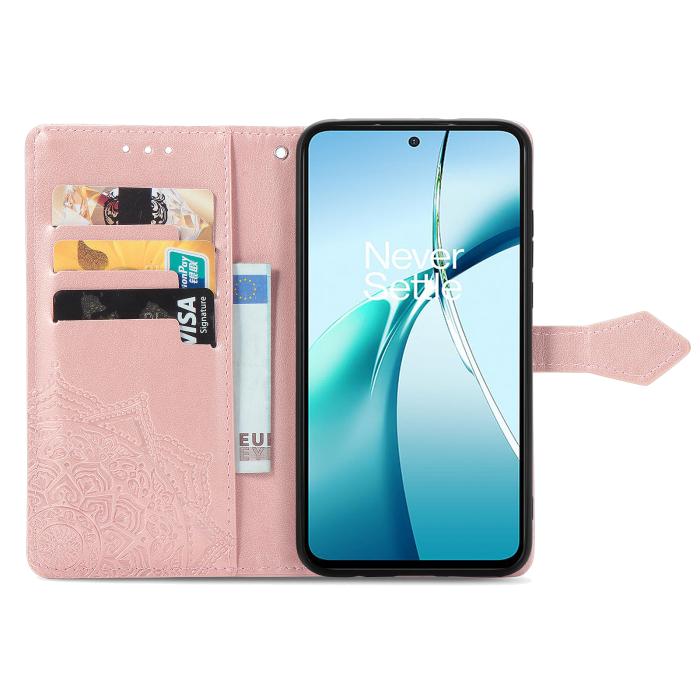 Bild 3, Motorola Moto G56 5G Fodral Mandala Läder Roséguld