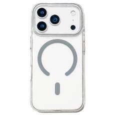 iPhone 17 Pro Max Skal MagSafe Transparent / Gr&aring;