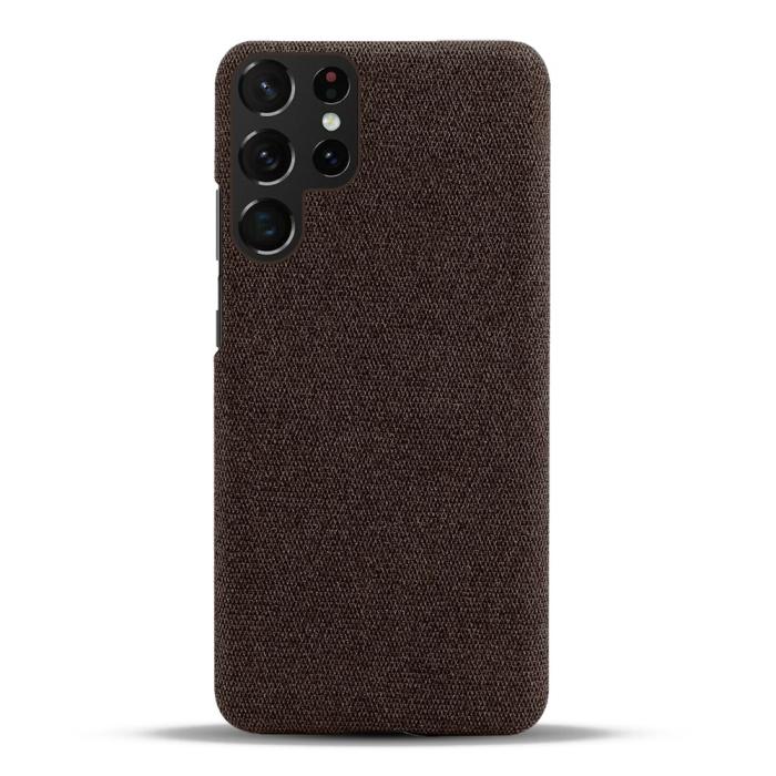 Bild 5, KSQ Samsung Galaxy S22 Ultra Skal Läderbelagt Brun