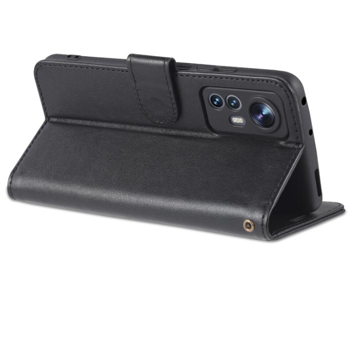 Bild 5, AZNS Xiaomi 12 Fodral Läder Svart