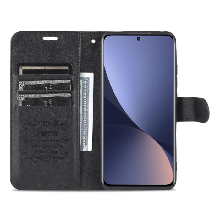 Bild 6, AZNS Xiaomi 12 Fodral Läder Svart