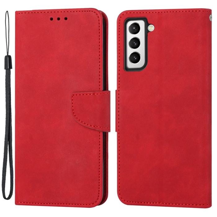 Bild 1, Samsung Galaxy S23 Plus Fodral Solid Läder Röd