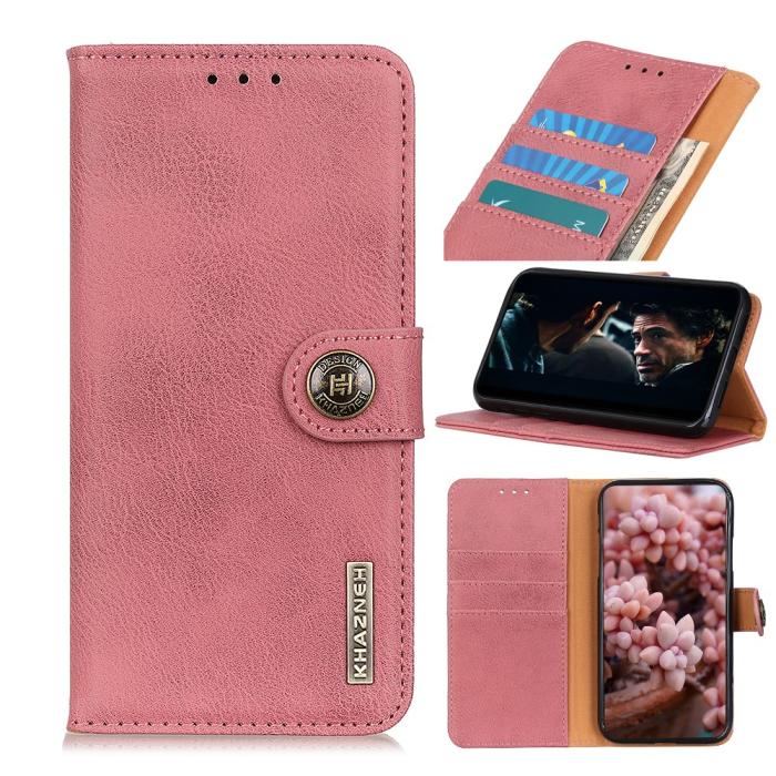 Bild 1, KHAZNEH Xiaomi Redmi 9C Fodral Läder Rosa