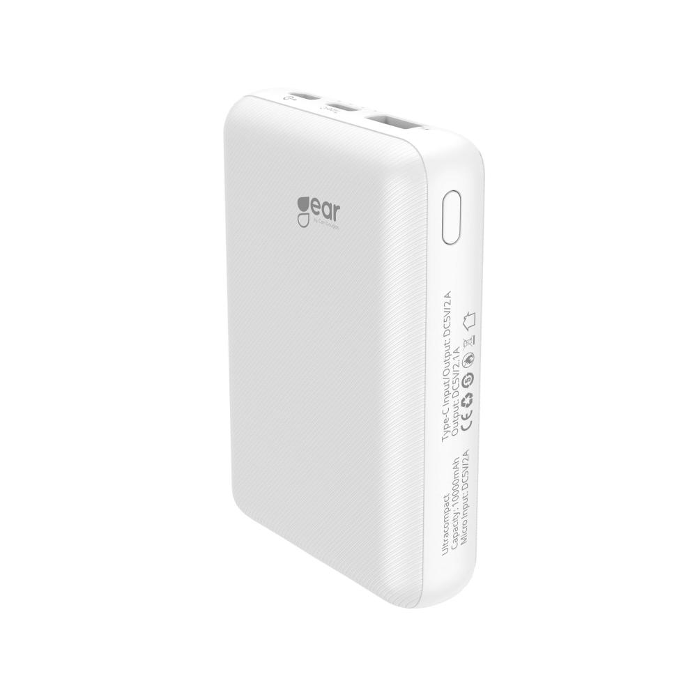 GEAR 10000 mAh Powerbank Ultracompact Vit