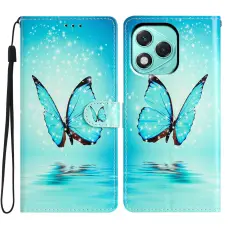 Honor 400 Lite Fodral Med Tryck Bl&aring; Fj&auml;ril