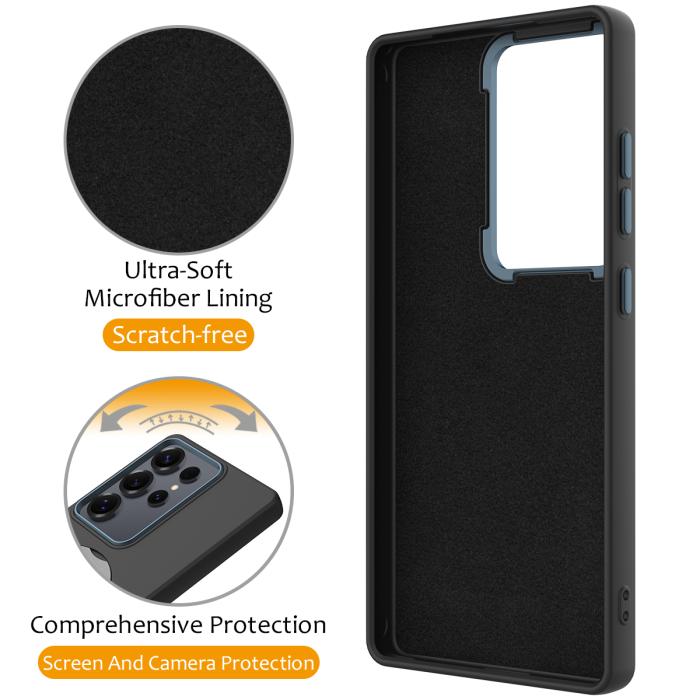 Bild 3, Samsung Galaxy S25 Ultra Skal MagSafe Kickstand Hybrid Svart