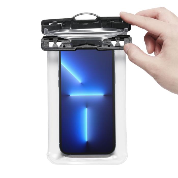 Bild 4, Spigen Universal Vattentät Påse / Mobilväska Transparent