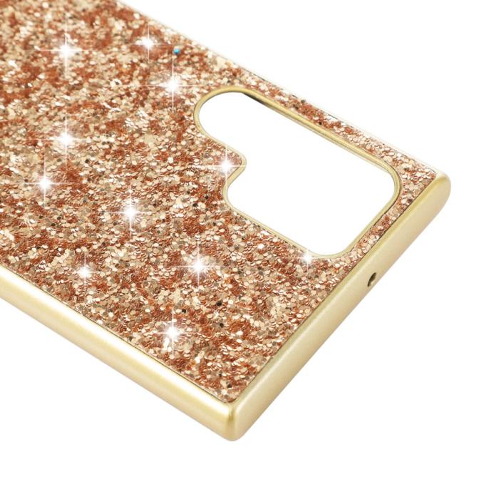 Bild 5, Galaxy S24 Ultra Skal Sparkling Glitter Svart