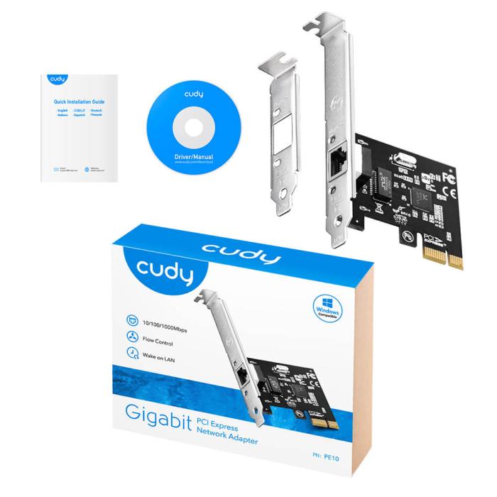Bild 4, Cudy Adapter PCI-E PE25 2.5 Gigabit 1P Low Profile