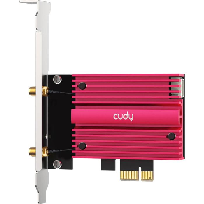 Bild 2, Cudy Adapter PCI-E WE4000 AX5400 WiFi 6E Magnetic Antennas