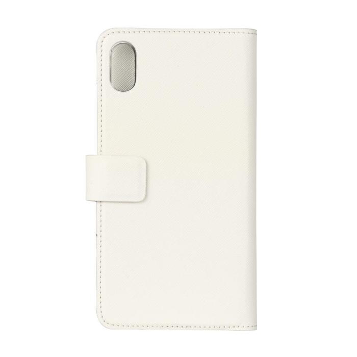 Bild 4, ONSALA iPhone XS Max 2in1 Magnet Fodral / Skal Saffiano White