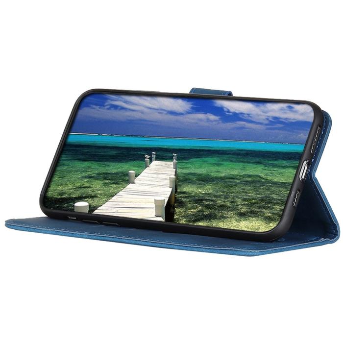 Bild 3, KHAZNEH Motorola Moto G32 Fodral Läder Blå