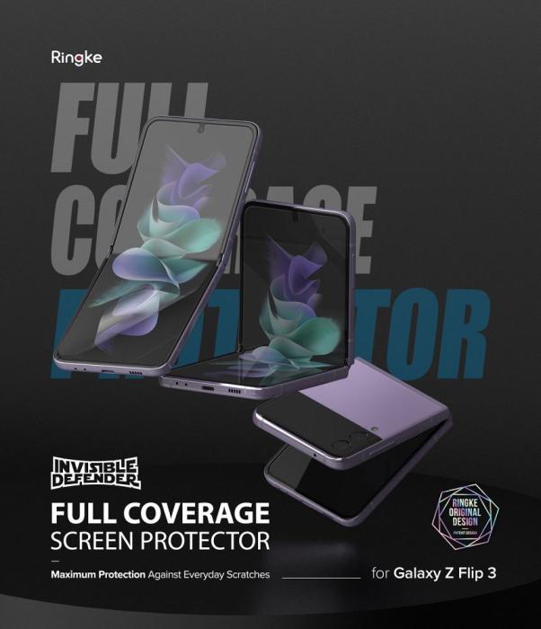 Bild 2, Ringke Galaxy Z Flip 3 2-PACK ID Skärmskydd Skyddsfilm