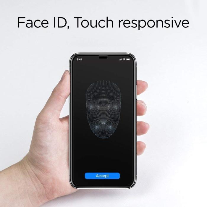 Bild 6, Spigen iPhone 11 Pro / X/Xs Skärmskydd Glass FC Härdat Glas