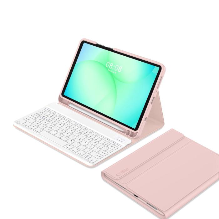 Bild 2, Tech-Protect Galaxy Tab A11/A9 Fodral SC Tangentbord Rosa