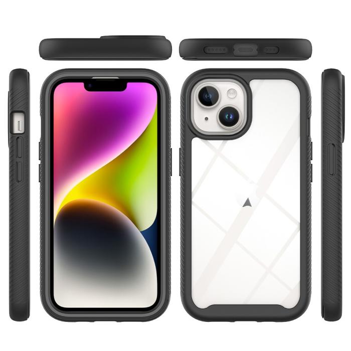 Bild 5, iPhone 15 Plus Skal 360 Hybrid Defense Svart