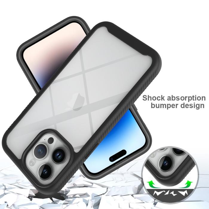 Bild 3, iPhone 15 Pro Skal 360 Hybrid Defense Svart