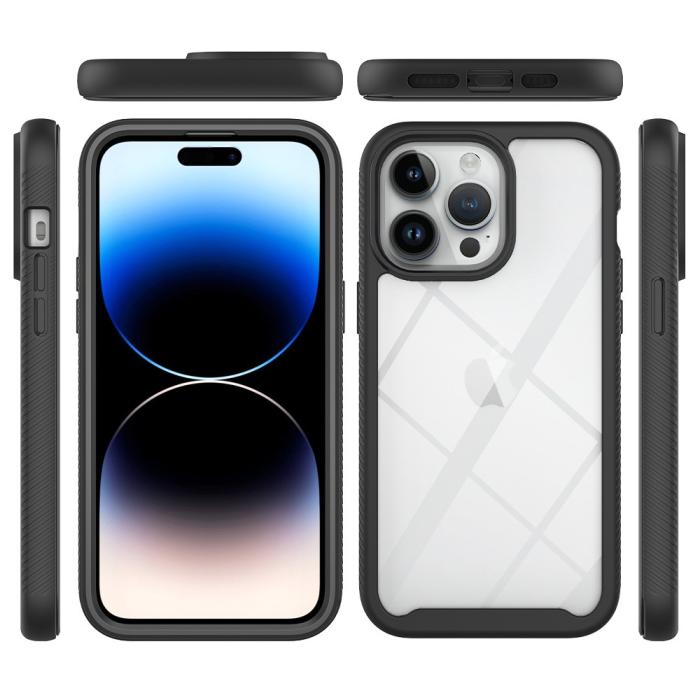 Bild 5, iPhone 15 Pro Skal 360 Hybrid Defense Svart